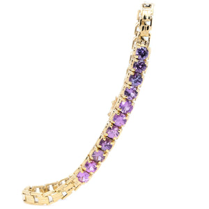 Mystic Violet Purple Sapphire Bracelet
