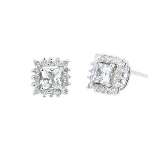 Galaxy Yellow Kunzite, White Sapphire & Diamond Earrings