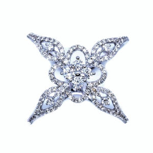 Lacy Cross Diamond Ring - Johnny Jewelry