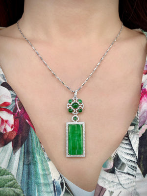 Eternal Jade & Diamond Pendant