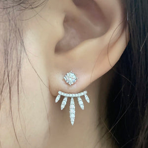 Sunray Diamond Earrings Enhancer - Johnny Jewelry