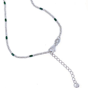 Cleo Emerald & Diamond Necklace