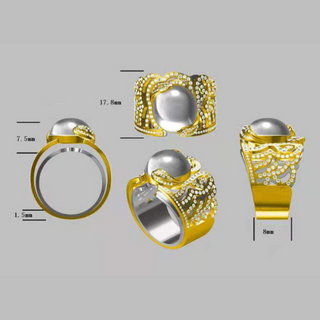 CAD of a jewelry piece