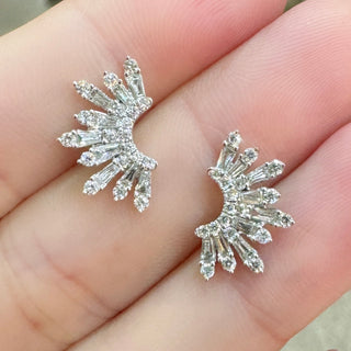 Sunburst Diamond Earrings