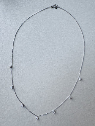 7 Diamond Drop Necklace - Johnny Jewelry