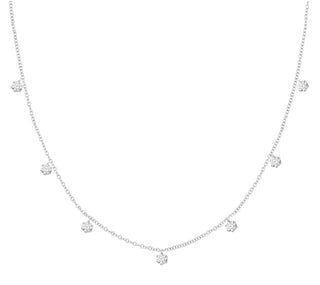 7 Diamond Drop Necklace