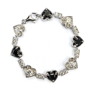 Black and White Diamond Bracelet