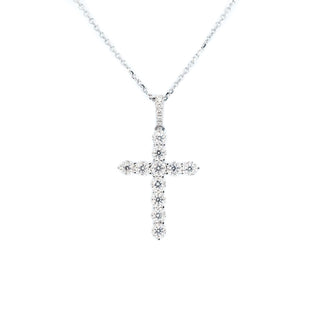 Diamond Cut Bezel Diamond Cross