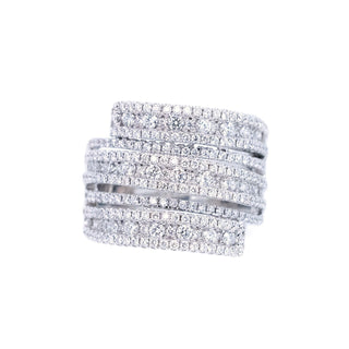 Muti-Wrap Ribbon Diamond Ring