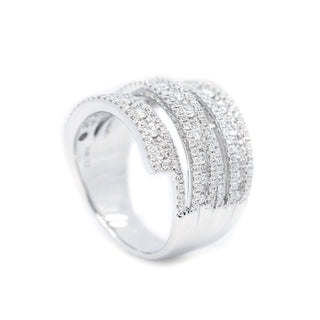 Muti-Wrap Ribbon Diamond Ring