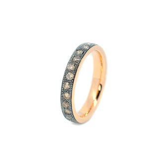 Iced Out Chocolate Diamond Eternity Band