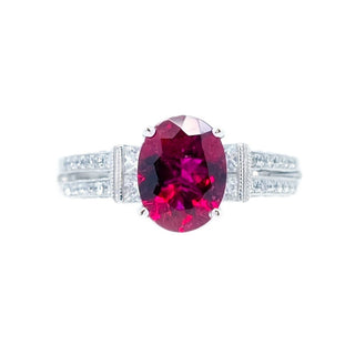 Victoria Rubellite Tourmaline & Diamond Ring