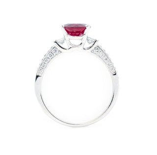 Victoria Rubellite Tourmaline & Diamond Ring