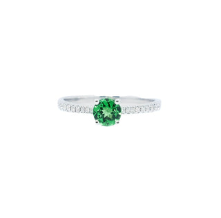 Amour Tsavorite & Diamond Ring