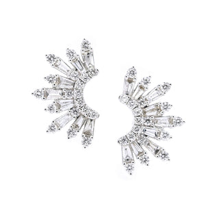 Sunburst Diamond Earrings