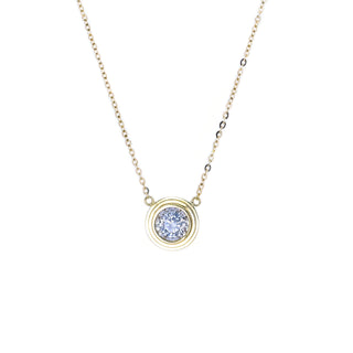 Double Bezel Diamond Layering Necklace