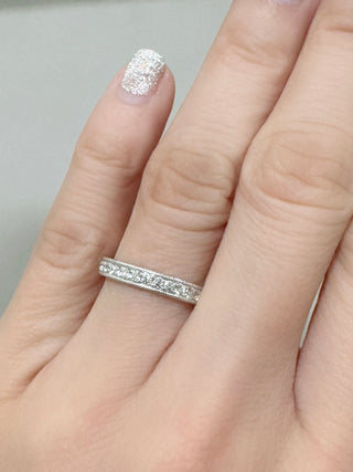 3mm Pave Diamond Band