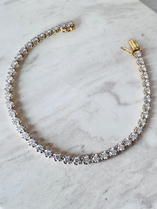 2.60CT TW Diamond Tennis Bracelet