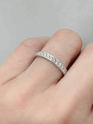 3mm Pave Diamond Band