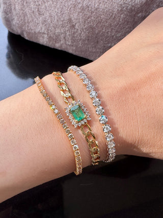 2.60CT TW Diamond Tennis Bracelet