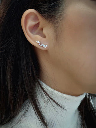 Starlette Diamond Ear Climbers