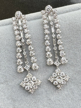 Diamond Chandelier Earrings