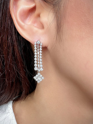 Diamond Chandelier Earrings