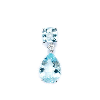 Dew Drop Aquamarine Pendant