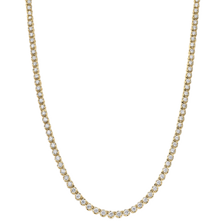 6ct Buttercup Diamond Tennis Necklace