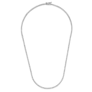 3ct 4 Prong Diamond Tennis Necklace