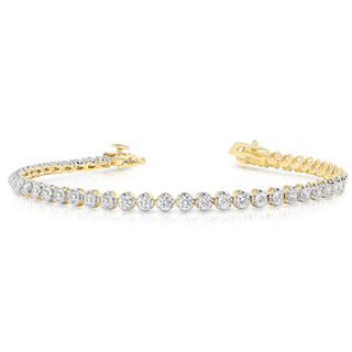 2.60CT TW Diamond Tennis Bracelet
