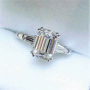 Classic Emerald Cut Ring - Johnny Jewelry