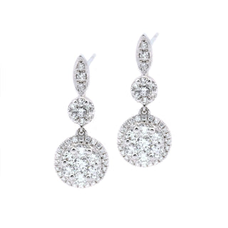 Trilogy Diamond Earrings - Johnny Jewelry