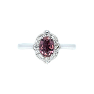 Gatsby Purple Sapphire & Diamond Ring