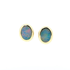 Opal & Baroque Freshwater Pearl Drop Earrings