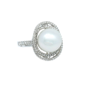 Galaxy South Sea Pearl & Diamond Ring