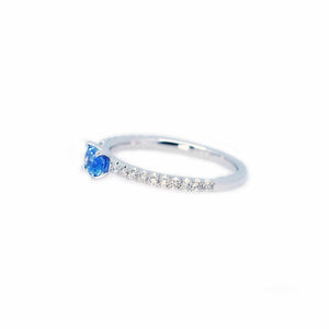 Amour Sapphire & Diamond Stacking Ring