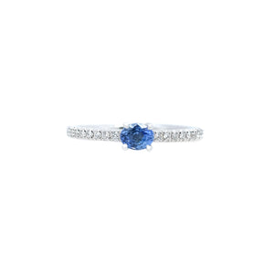 Amour Sapphire & Diamond Stacking Ring