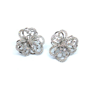 Firework Diamond Earrings - Johnny Jewelry