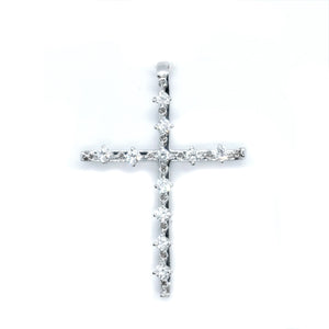 Chain Link Diamond Cross - Johnny Jewelry
