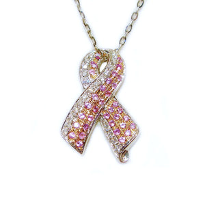 Pink Sapphire Ribbon - Johnny Jewelry
