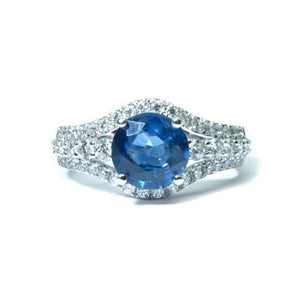 Luna Sapphire & Diamond Ring - Johnny Jewelry