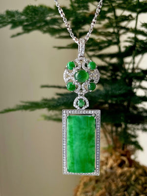 Eternal Jade & Diamond Pendant