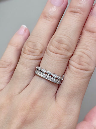 3mm Pave Diamond Band