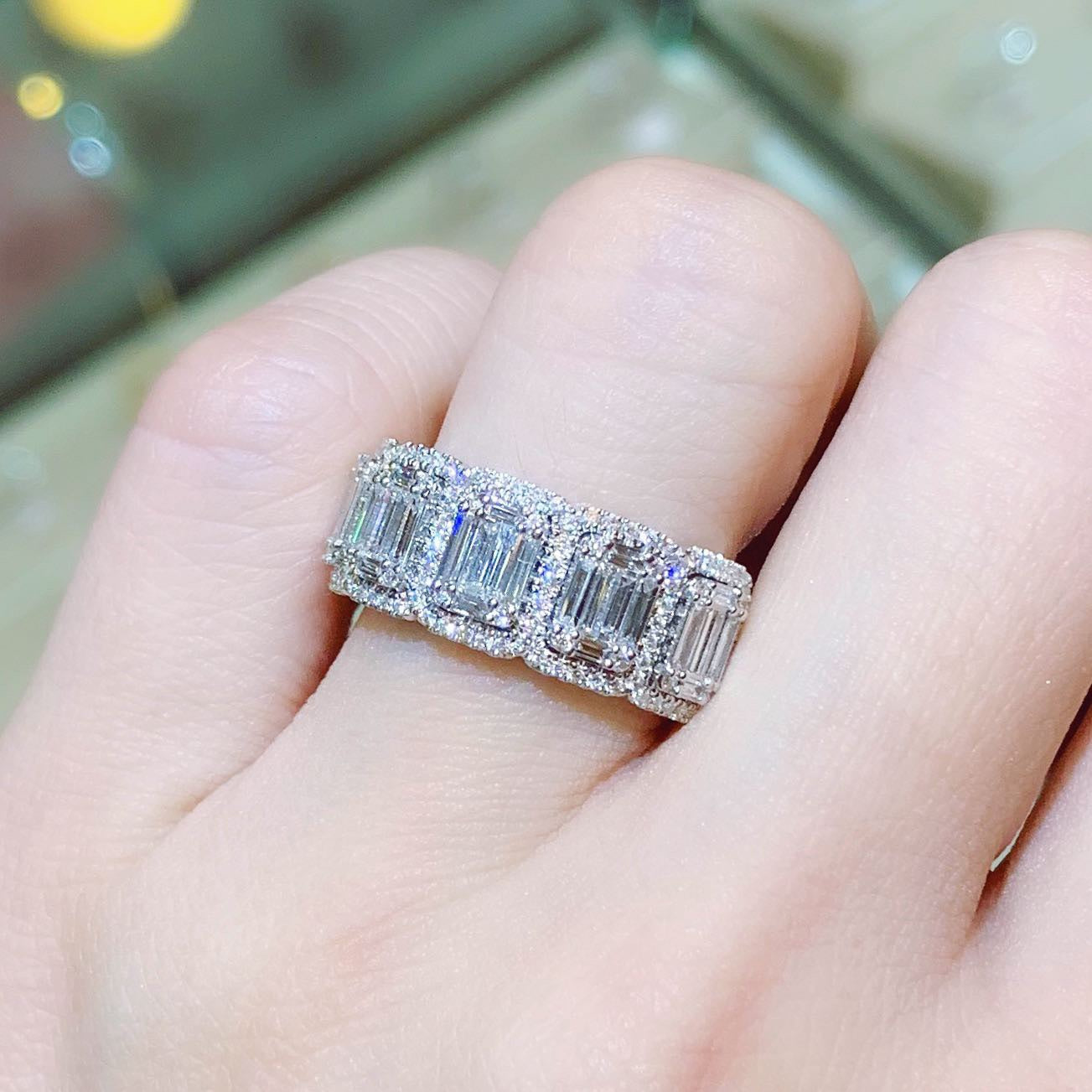 Emerald illusion diamond Clearance